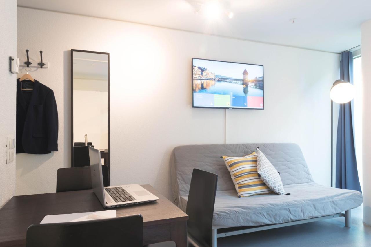 Hitrental Allmend Standard Studios Lucern Exteriér fotografie