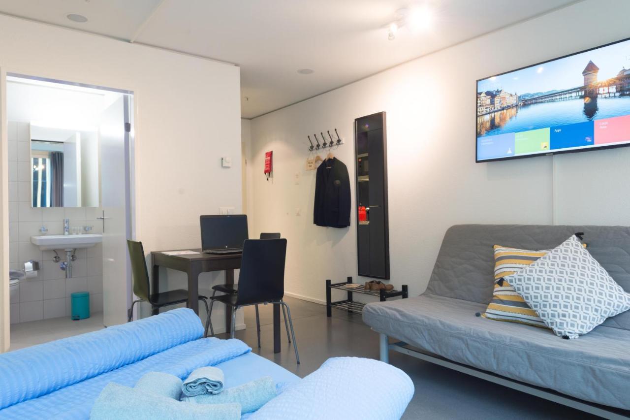 Hitrental Allmend Standard Studios Lucern Exteriér fotografie